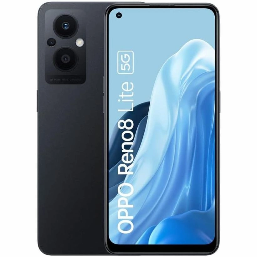 Oppo Reno8 Lite 128GB 8GB RAM Dual SIM Cosmic Black - Unlocked mobile phones,smartphones,android phones,iphone