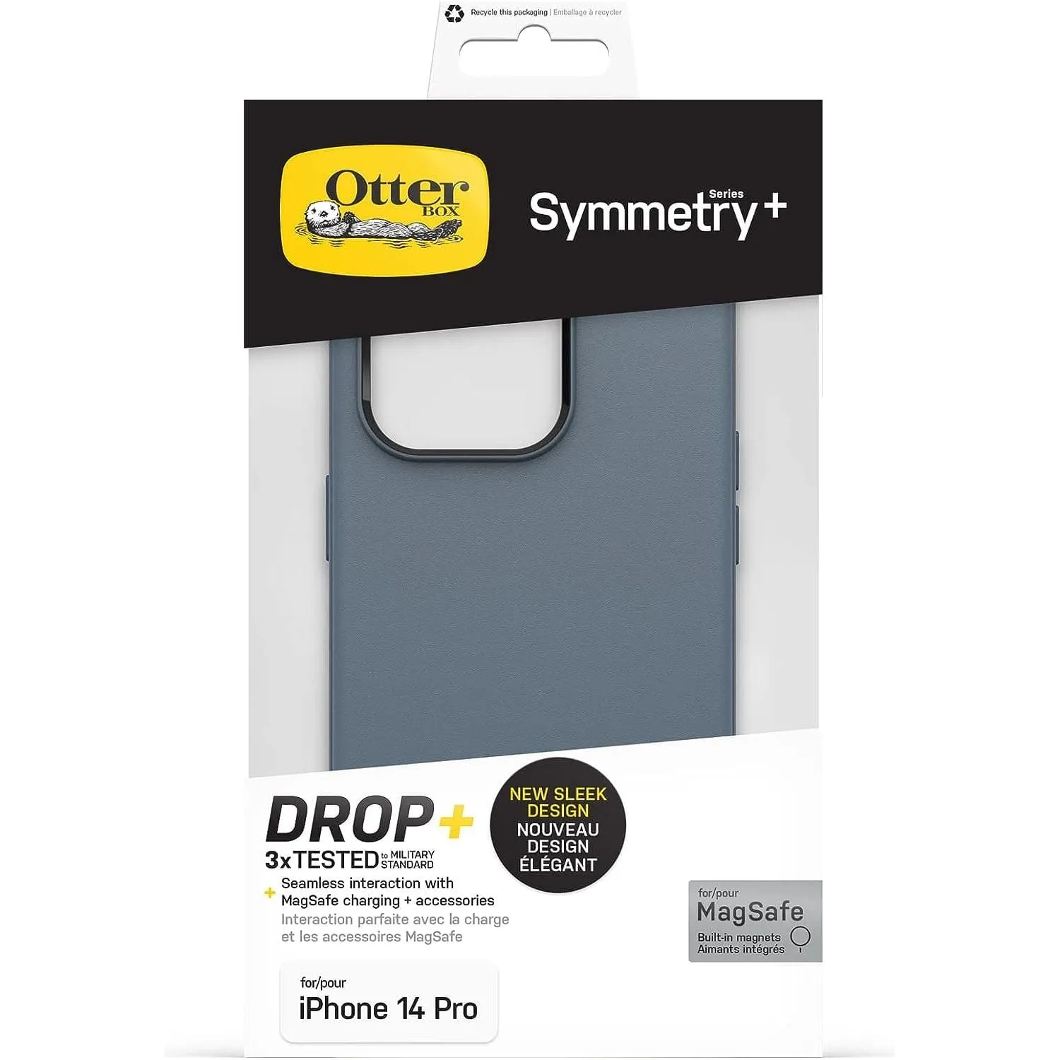 Otterbox - iPhone 14 Pro Case - Symmetry Series For Magsafe - Bluetiful Blue
