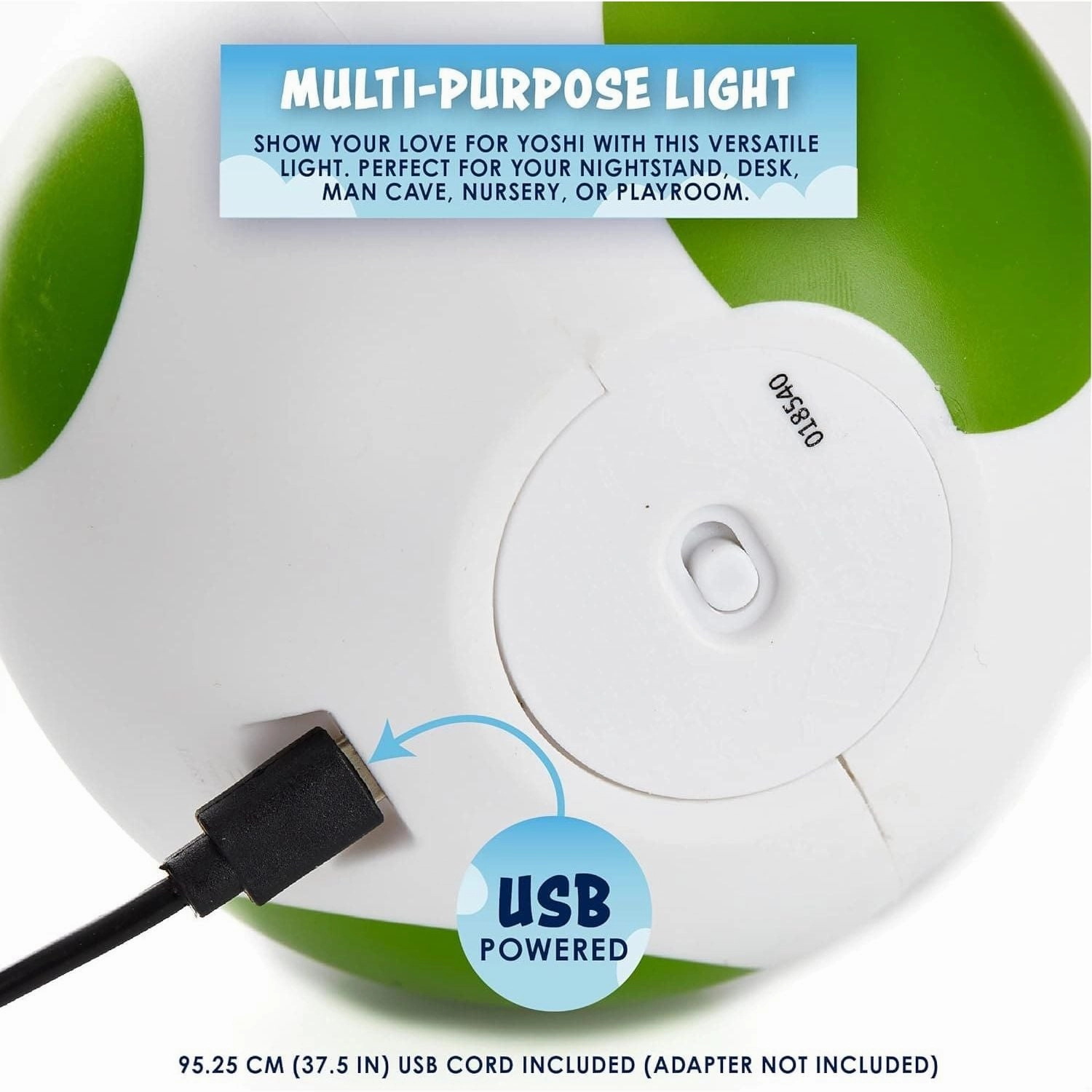 Paladone Yoshi Egg Light, Super Mario Bros Collectible Figure Light