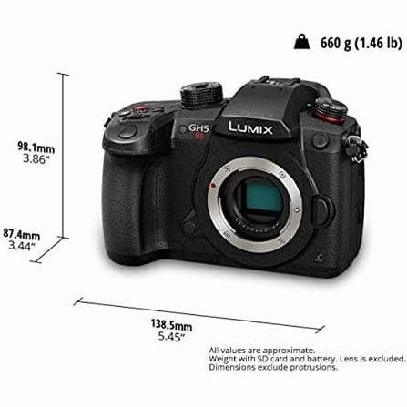 Panasonic LUMIX DC-GH5SE-K Compact System Mirrorless Camera Body Only - Black