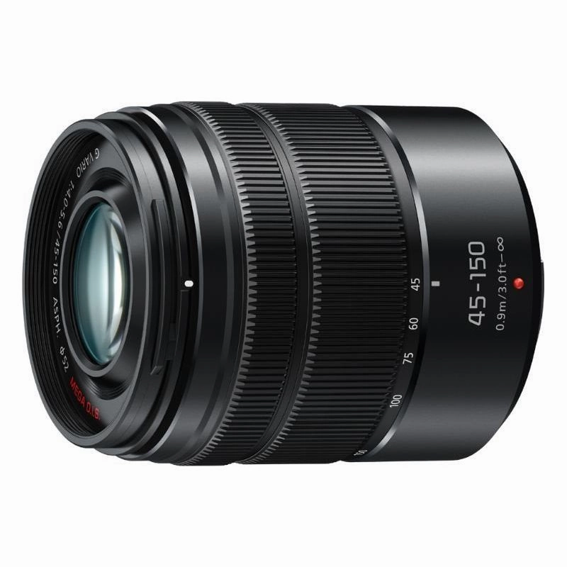 Panasonic LUMIX DC-GX9 Compact System Camera with Lumix G 45-150mm f/4-5.6 ASPH Mega O.I.S. Vario Lens - Black