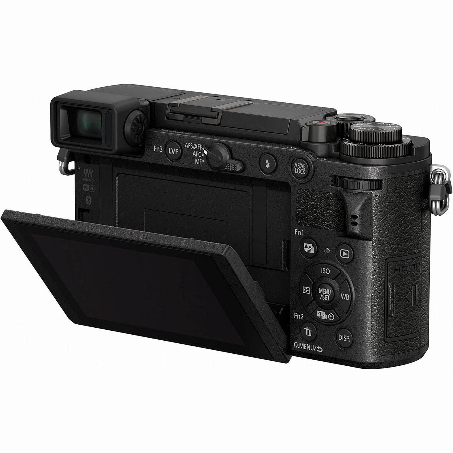 Panasonic LUMIX DC-GX9 Compact System Camera with Lumix G 45-150mm f/4-5.6 ASPH Mega O.I.S. Vario Lens - Black