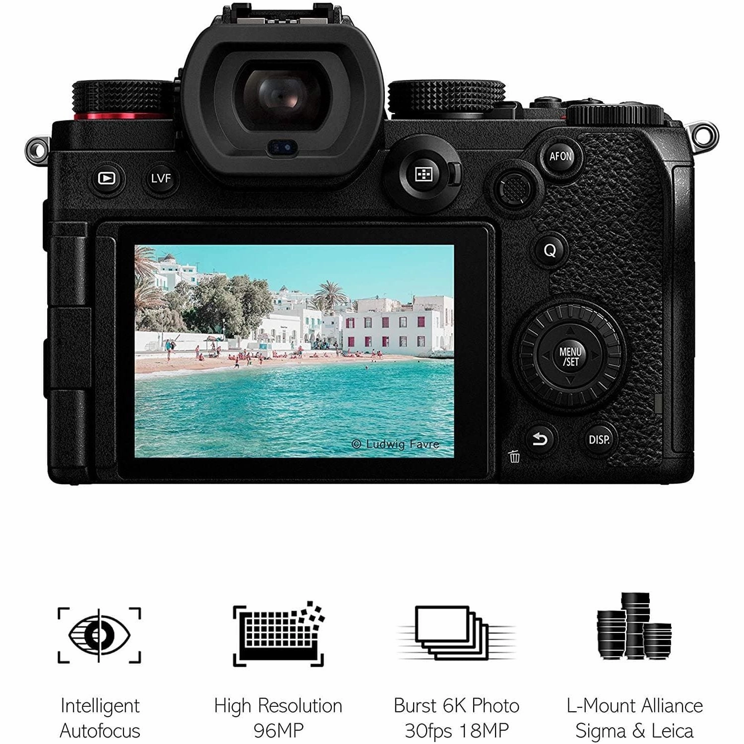 Panasonic LUMIX DC-S5 S5 Full Frame Mirrorless Camera body, 4K 60P, Wi-Fi, L-Mount, 20-60 mm Lens, 5-Axis Dual I.S, (Black)