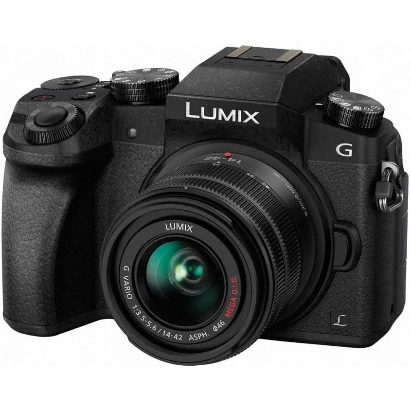 Panasonic Lumix DMC-GX7 Compact Camera | 14-42mm 3.5-5.6 G Vario II OIS ASPH | 16MP, 8MP Webcam | Micro Four Thirds Sensor | Shutter & Aperture Priority | 4x Optical Zoom - Black camera accessories, dslr camera accessories, best camera tripod