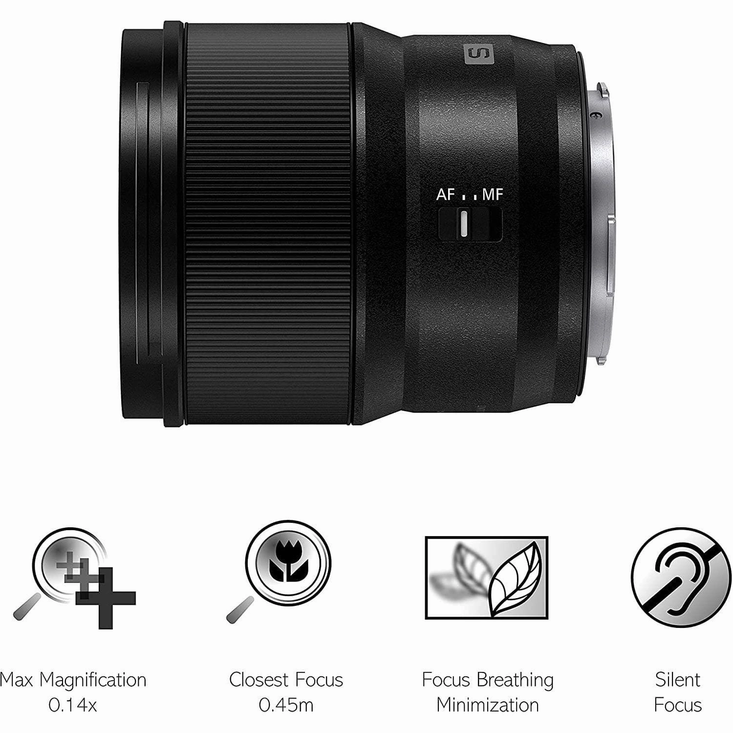 Panasonic LUMIX S 50mm f/1.8 lightweight lens for S series camera