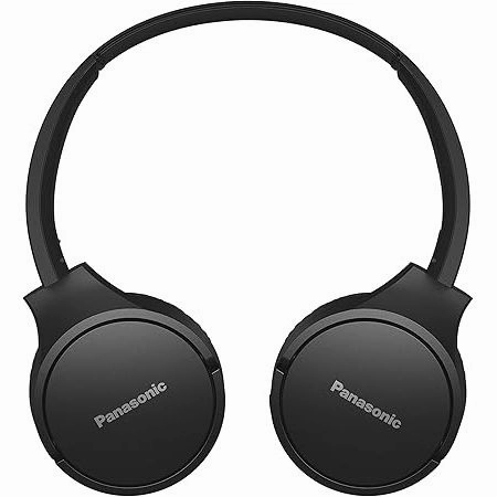 Panasonic RB-HF420BE-K Bluetooth On-Ear Headphones, Voice Control, Wireless, Up to 50 Hours Battery Life - Black