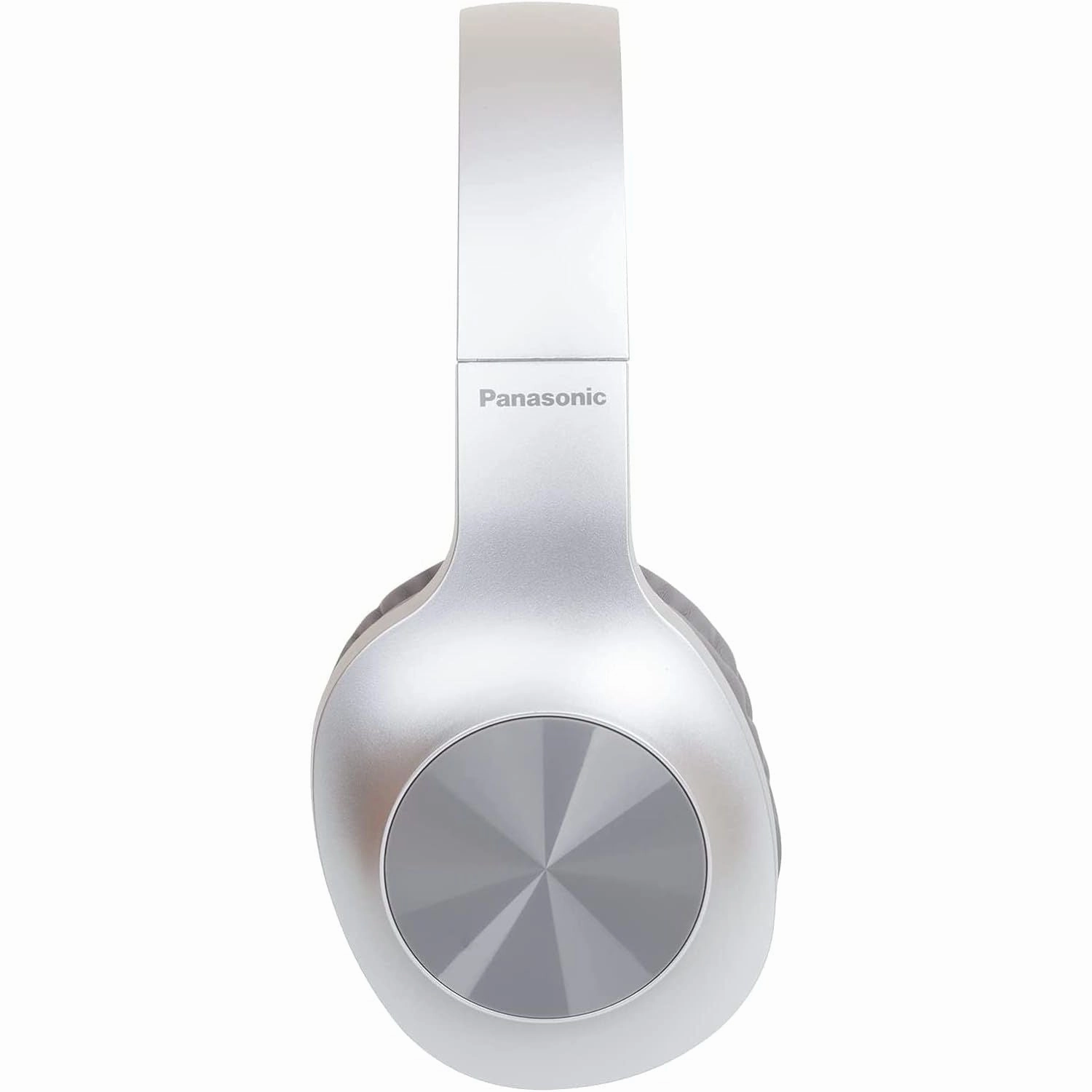 Panasonic RB-HX220BDES Wireless Headphones, Over Ear Earphones With Ergonomic Fit, Extra Bass, Up to 23 Hours Playtime, Fast & Easy Connection and Folding Design, Silver earbuds and headphones, true wireless earbuds, noise cancelling earbuds