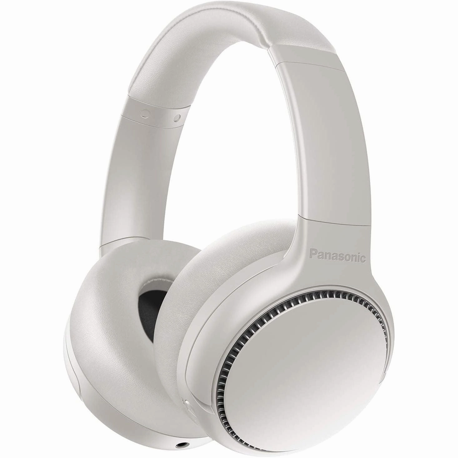 Panasonic RB-M700BE-C  - Deep Bass Wireless Overhead Headphones with Active Noise Cancelling - Cream bluetooth headphones, cheap wireless headphones, headphones with mic