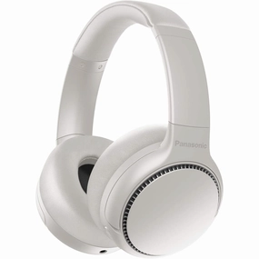 Panasonic RB-M700BE-C  - Deep Bass Wireless Overhead Headphones with Active Noise Cancelling - Cream bluetooth headphones, cheap wireless headphones, headphones with mic