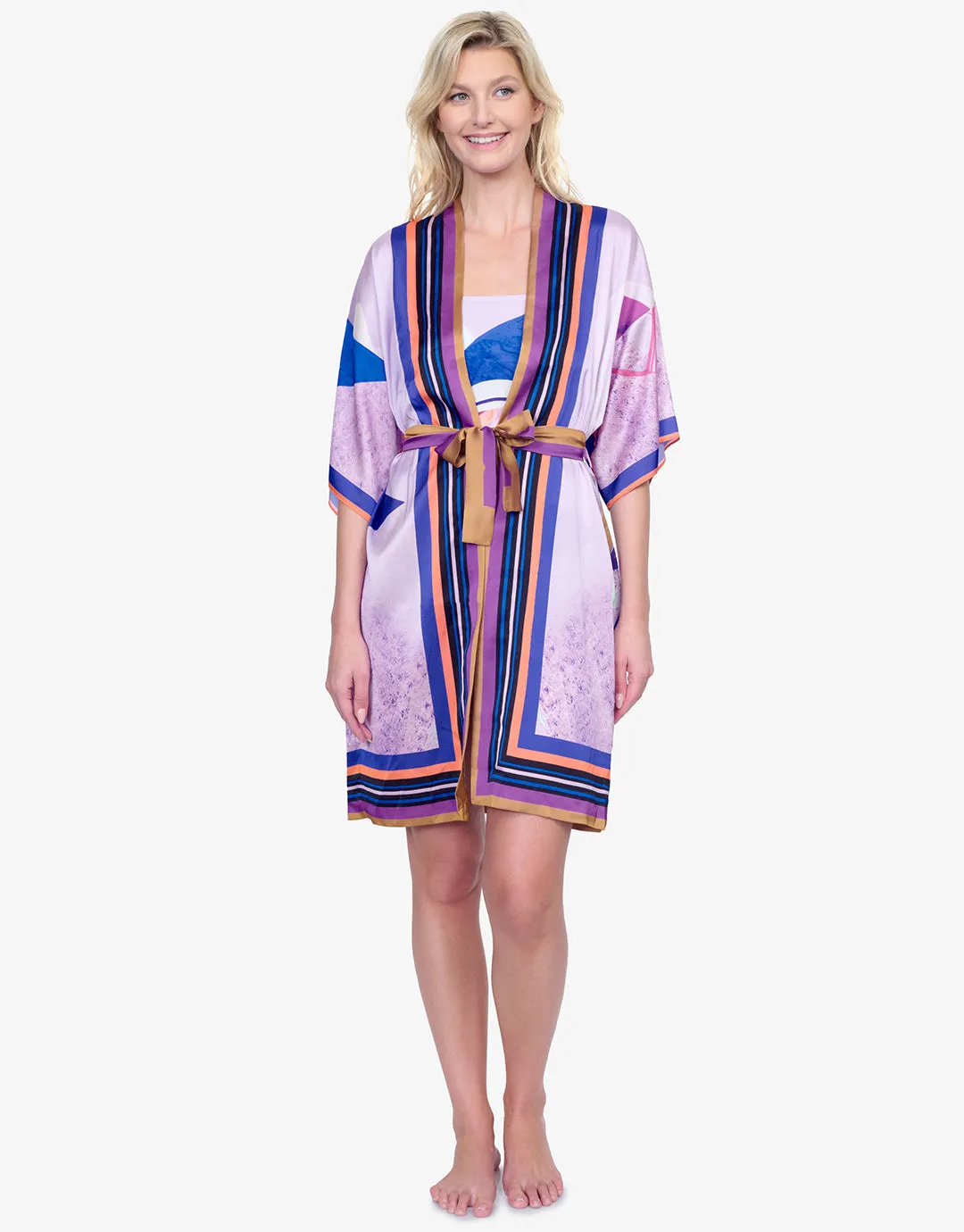 Paradiso Belted Kimono - Multi