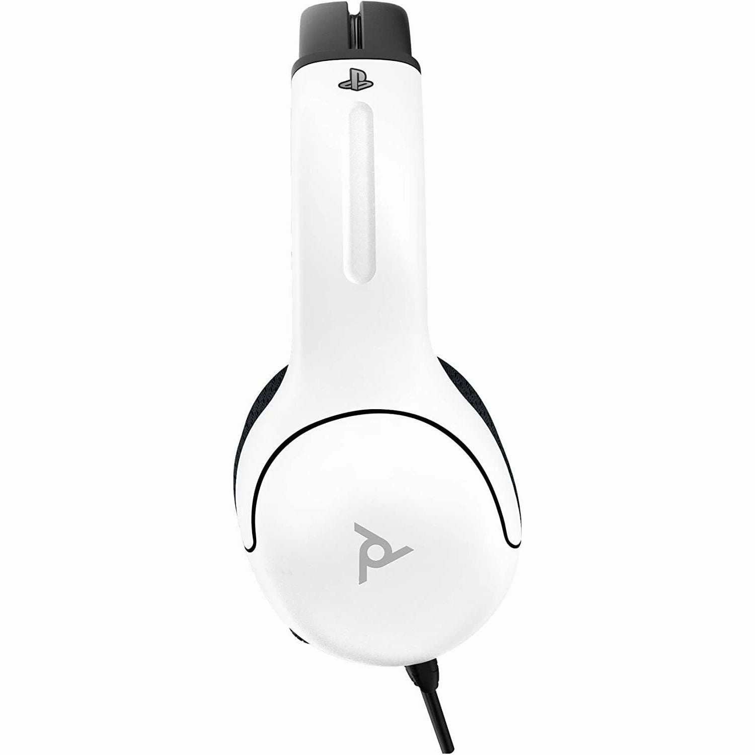PDP Gaming LVL40 Stereo Headset with Mic for PlayStation, PS4, PS5 - PC, iPad, Mac, Laptop Compatible - Noise Cancelling Microphone, Lightweight, Soft Comfort On Ear Headphones, 3.5 mm Jack - White