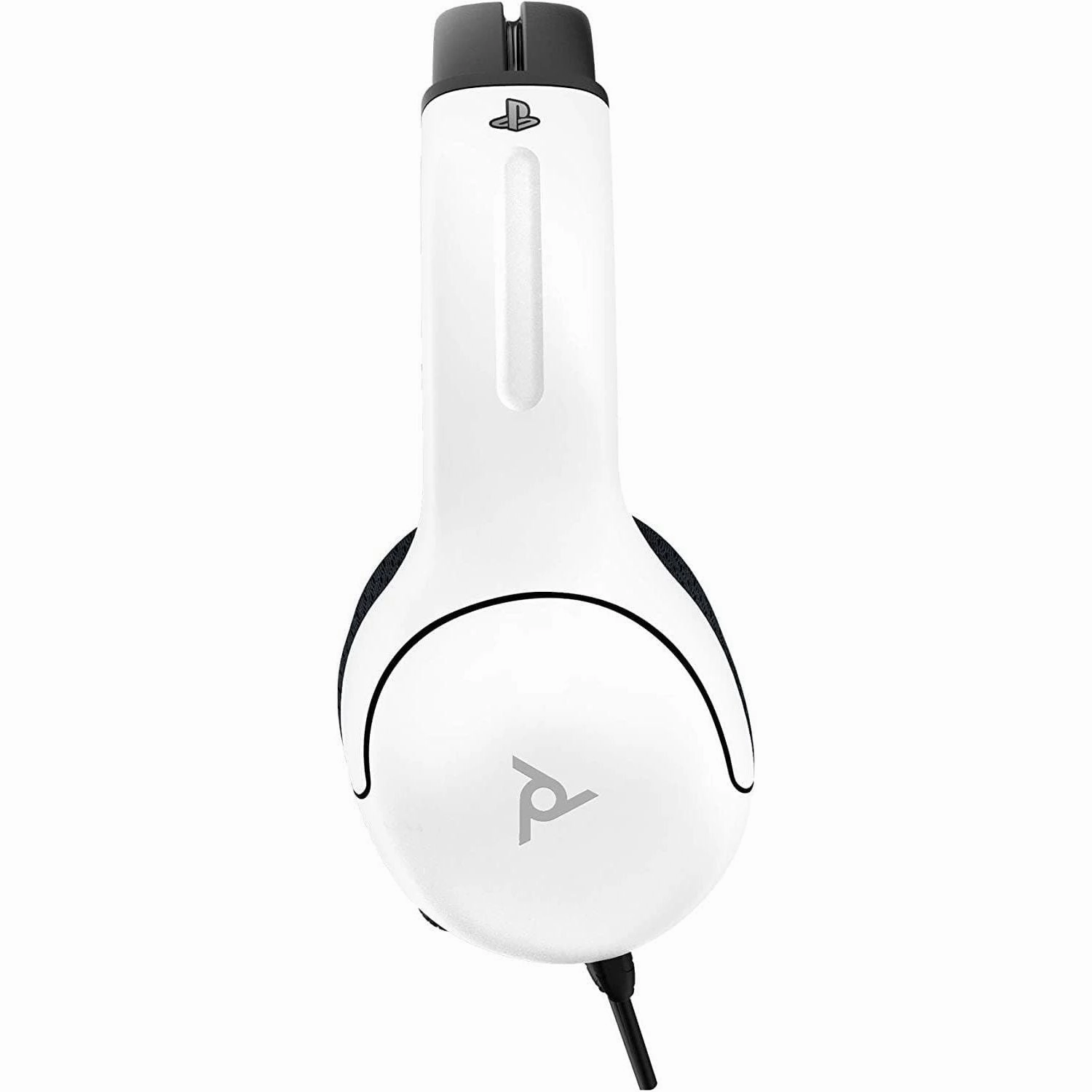 PDP Gaming LVL40 Stereo Headset with Mic for PlayStation, PS4, PS5 - PC, iPad, Mac, Laptop Compatible - Noise Cancelling Microphone, Lightweight, Soft Comfort On Ear Headphones, 3.5 mm Jack - White