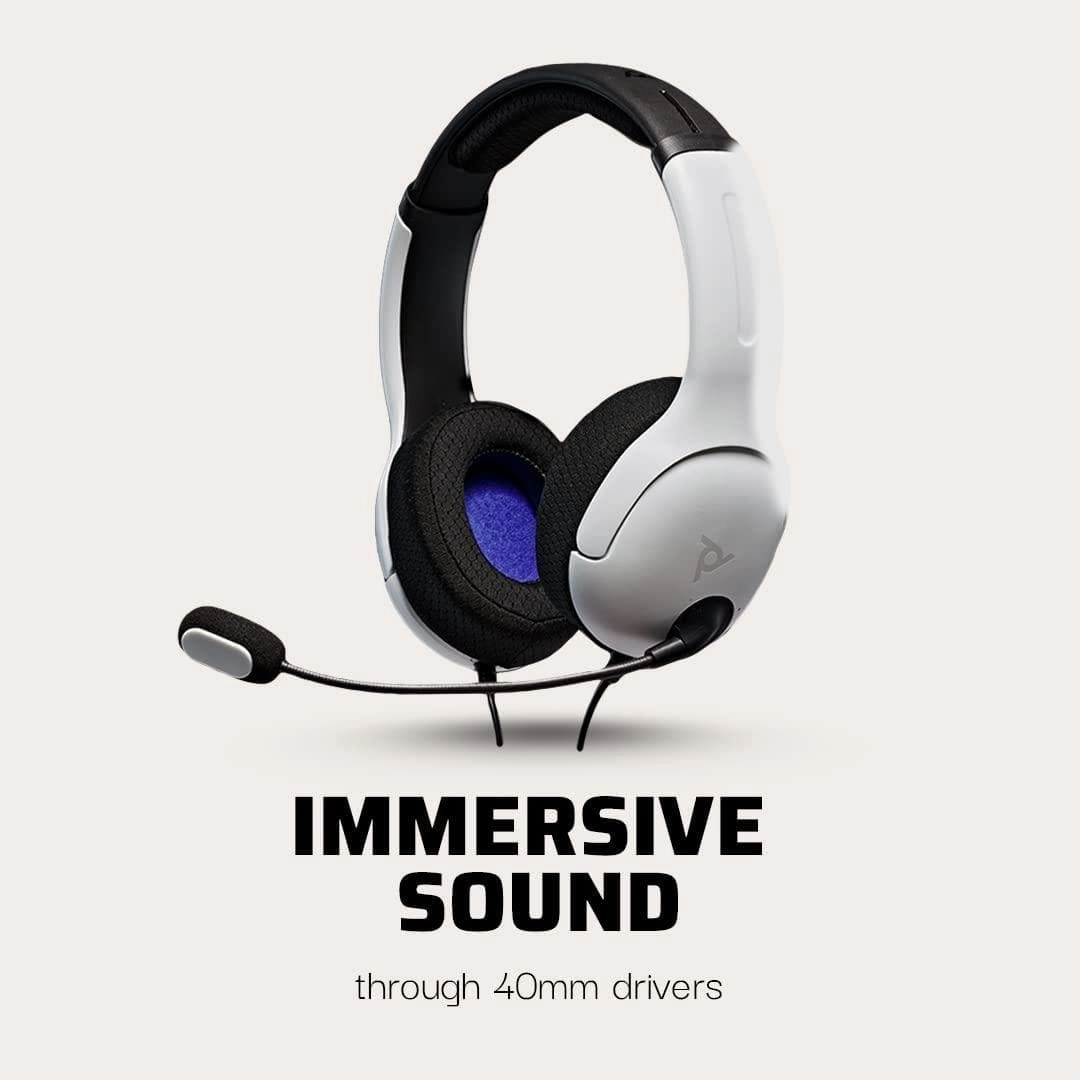 PDP Gaming LVL40 Stereo Headset with Mic for Xbox One, Series X|S - PC, iPad, Mac, Laptop Compatible - Noise Cancelling Microphone, Lightweight, Soft Comfort On Ear Headphones, 3.5 mm Jack - Black