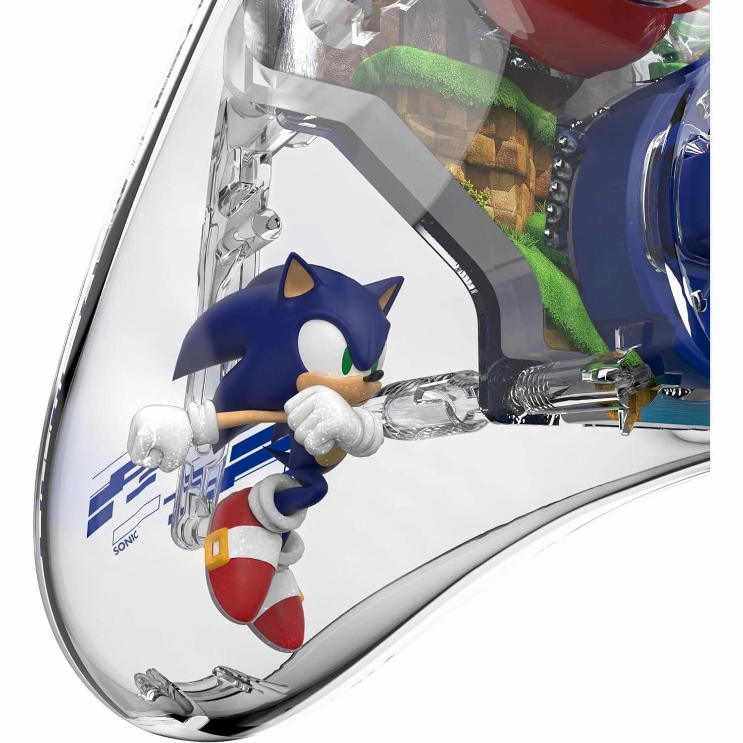 PDP Official Switch REALMz Wired Controller - Sonic Green