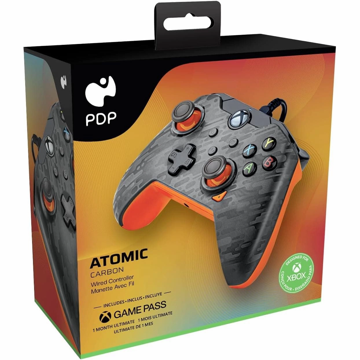 PDP PERFORMANCE DESIGNED PRODU MAN FIL XBOX ATOMIC CARBON