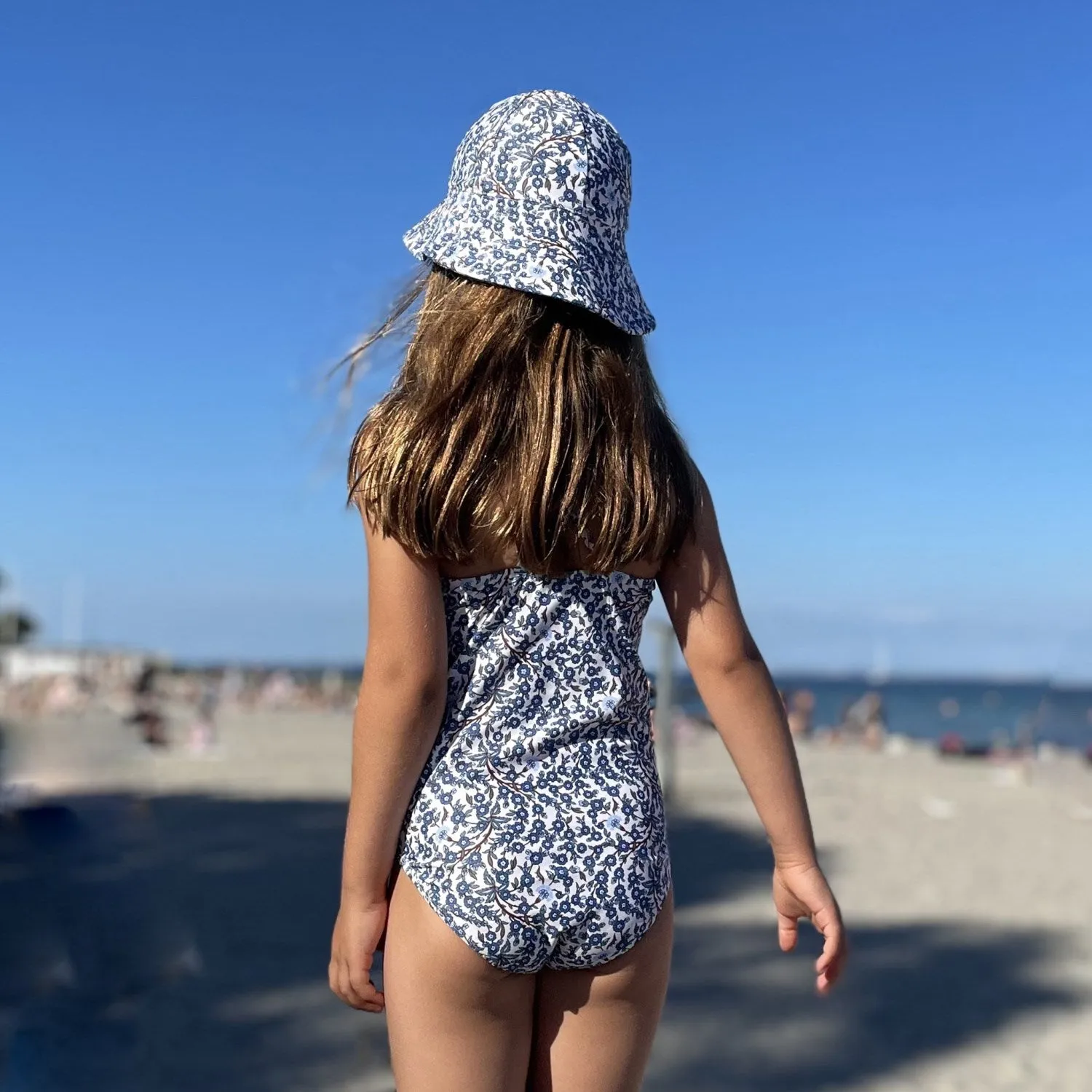 Petit Crabe Empress B Frey Sun hat - Made With Liberty Fabric
