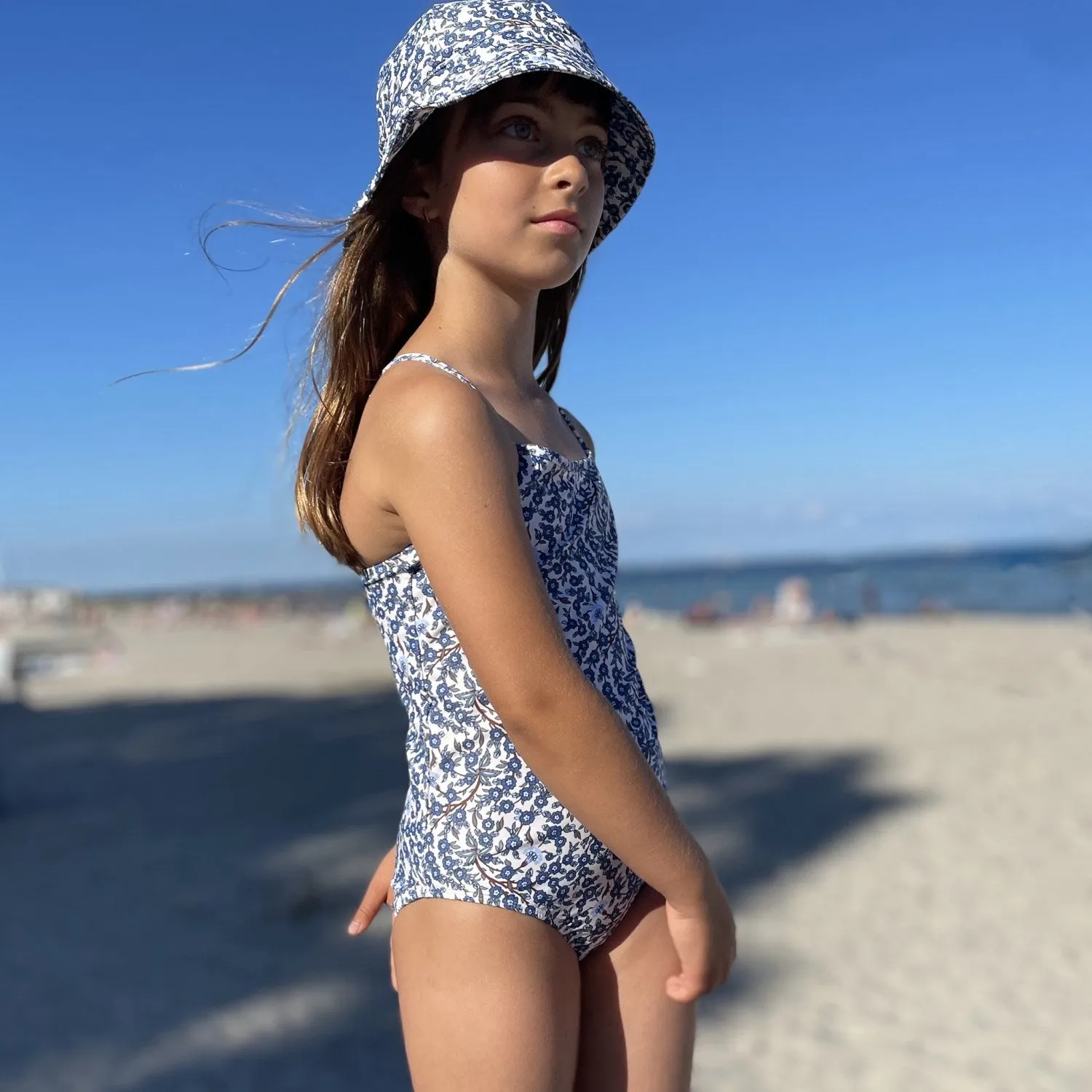 Petit Crabe Empress B Frey Sun hat - Made With Liberty Fabric