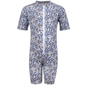 Petit Crabe Empress B Natsu Sunsuit S/S - Made With Liberty Fabric