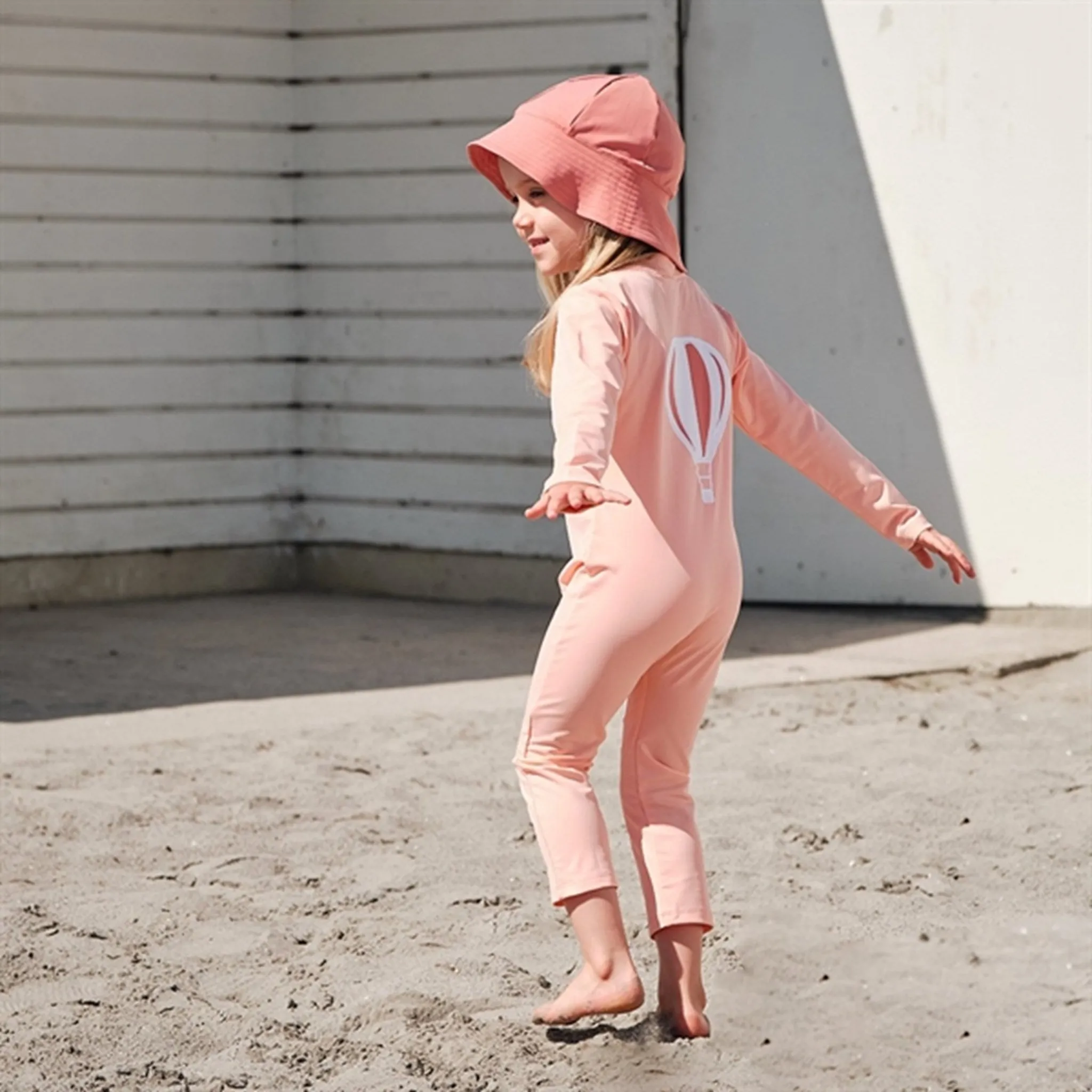 Petit Crabe Summer Lou Onesie with Zipper