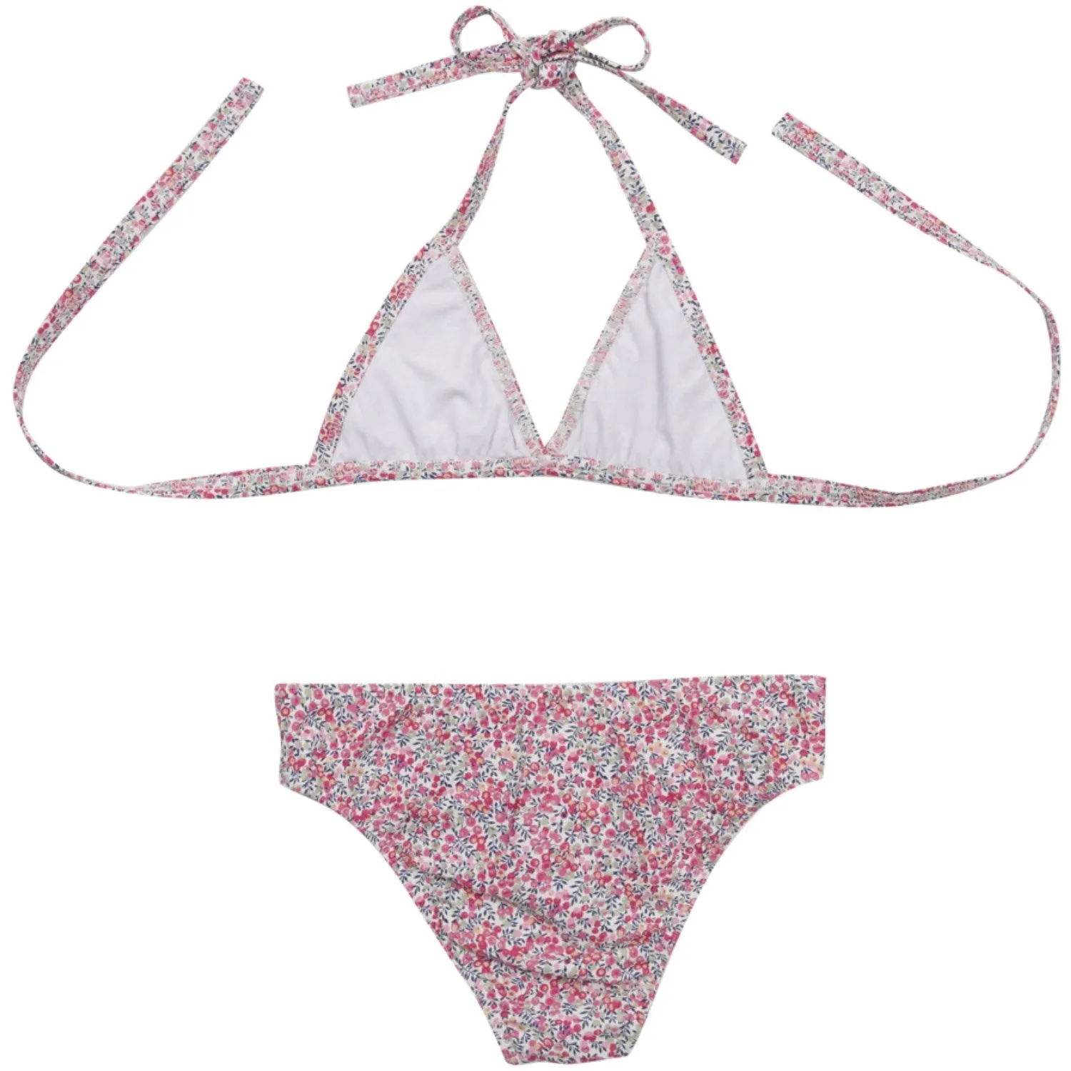 Petit Crabe Wiltshire Bud Elle Triangle Bikini - Made With Liberty Fabric