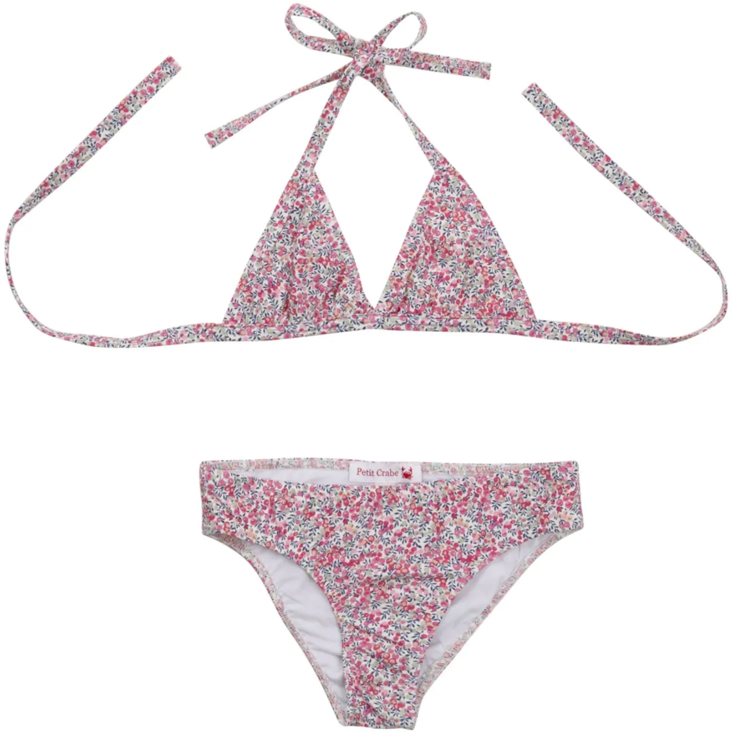 Petit Crabe Wiltshire Bud Elle Triangle Bikini - Made With Liberty Fabric
