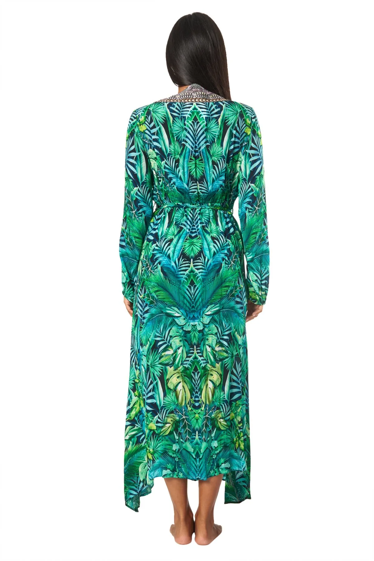 Petra Wrap 2 Way Sleeve Maxi Dress