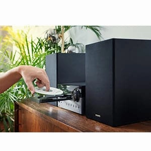 Philips Audio M4505/12 Micro Music System with Bluetooth DAB /FM Radio, USB, CD, MP3-CD, 60 W - Black