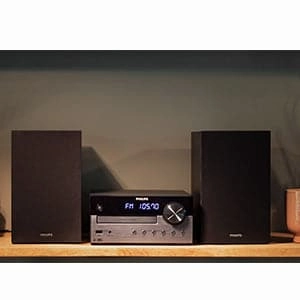 Philips Audio M4505/12 Micro Music System with Bluetooth DAB /FM Radio, USB, CD, MP3-CD, 60 W - Black
