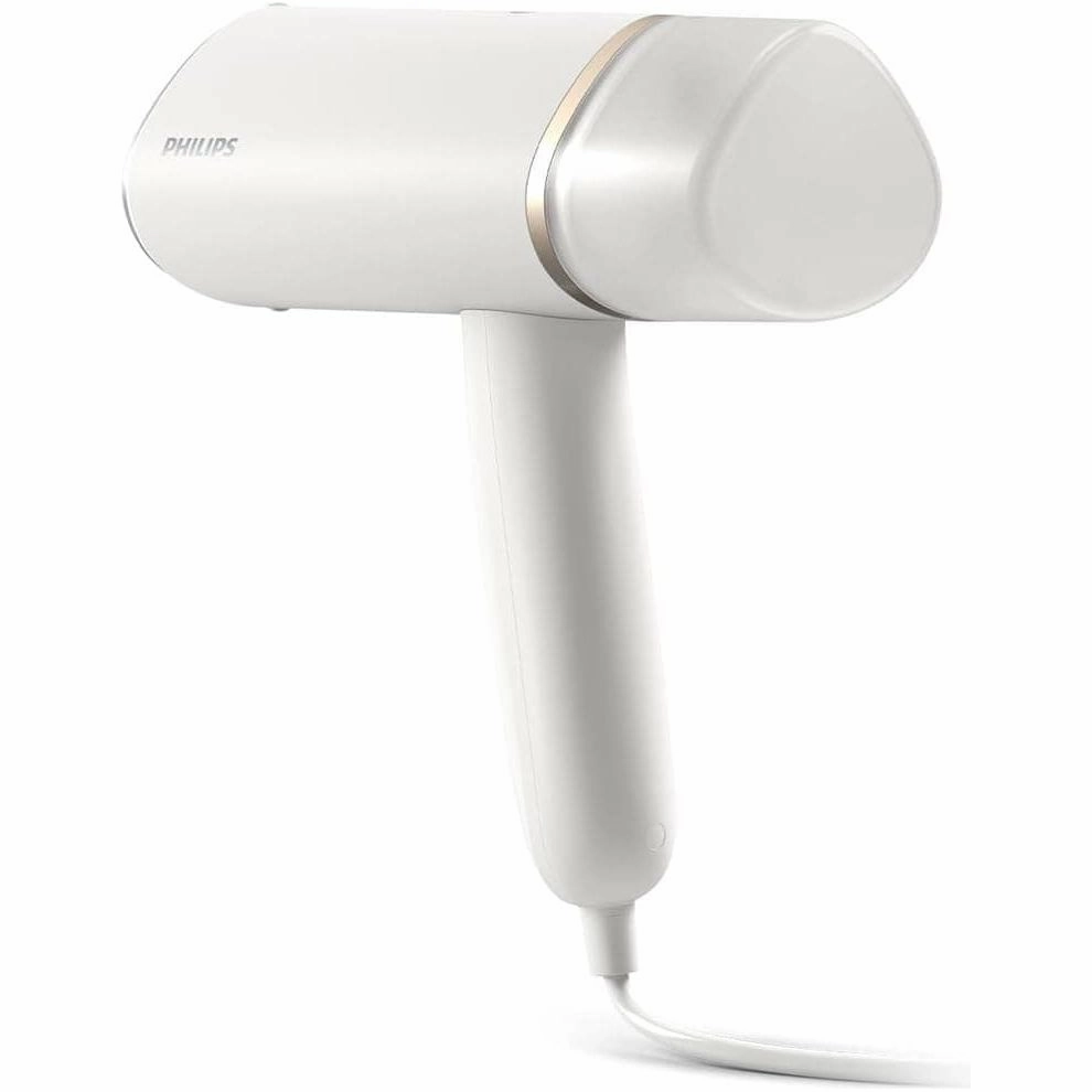 Philips Handheld Steamer 3000 Series, Compact and Foldable, Ready to Use in 30 Seconds, No Ironing Board Needed, 1000W, up to 20g/min, STH3020/16, White