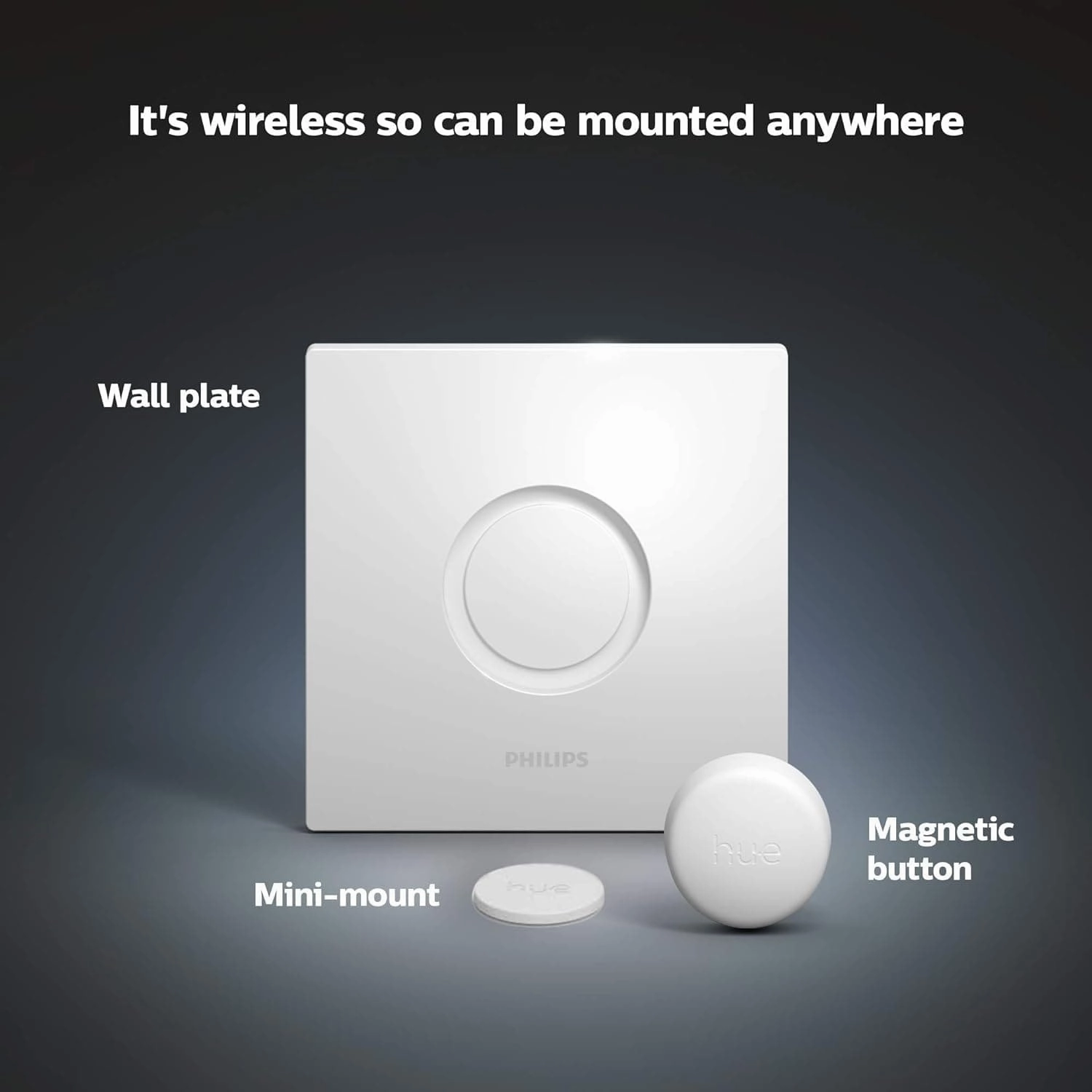 Philips Hue 28.5W White Synthetics Smart LED Bulb