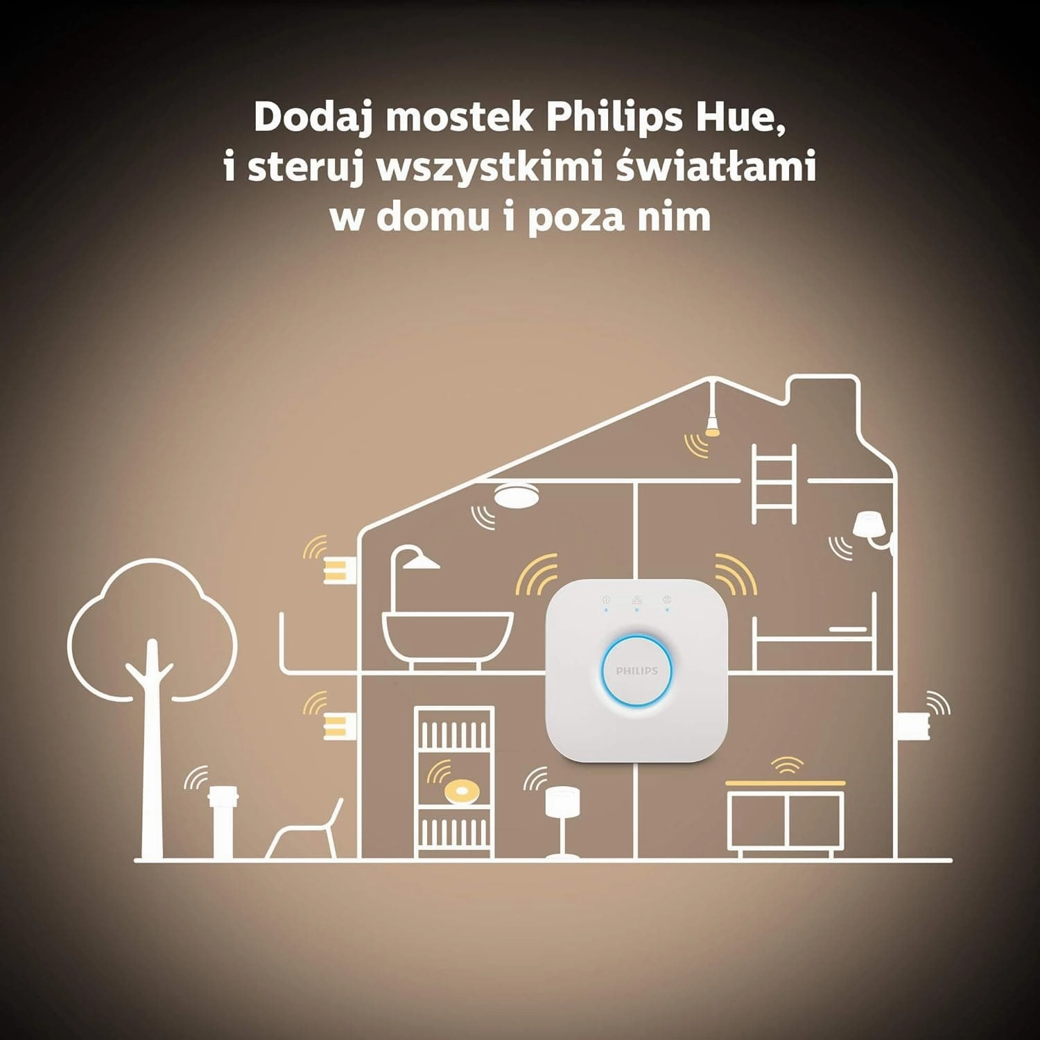 Philips Hue Adore White Ambiance Smart Bathroom Ceiling Light with Bluetooth, Works with Alexa, Google Assistant and Apple Homekit