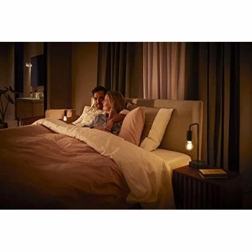Philips Hue Ambiance Filament Dimmable Smart Light Bulb  E27 Edison Screw, Bluetooth, Works with Alexa, Google Assistant & Apple HomeKit, White [Energy Class G]