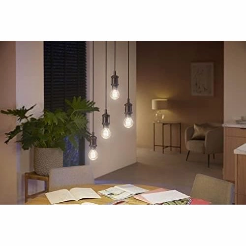 Philips Hue Ambiance Filament Dimmable Smart Light Bulb  E27 Edison Screw, Bluetooth, Works with Alexa, Google Assistant & Apple HomeKit, White [Energy Class G]