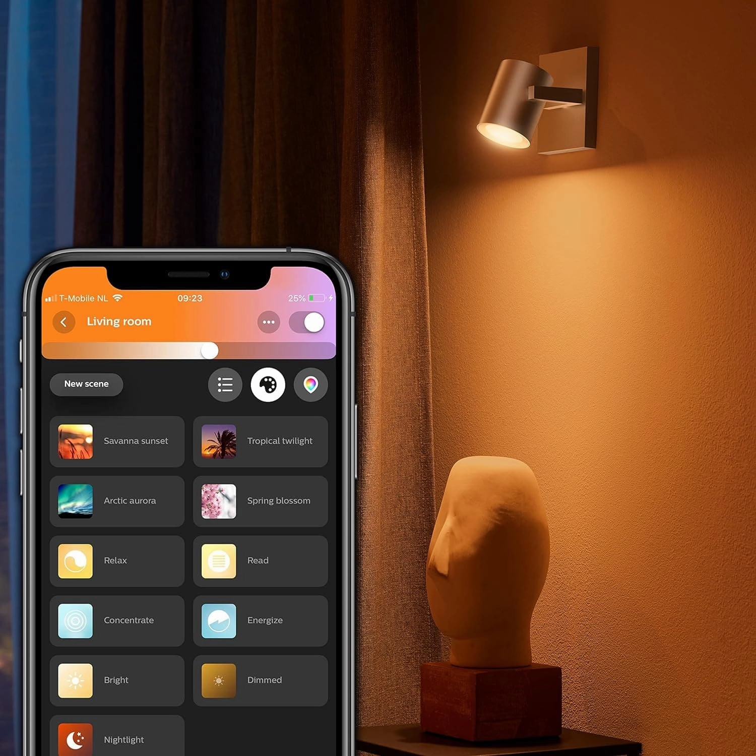 Philips Hue Argenta Smart Ceiling Spotlight  White & Colour Ambiance LED (GU10)  Aluminium