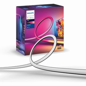 Philips Hue Gradient Lightstrip for 65 Inch TV, Sync with Media and Gaming, Smart Entertainment LED Lighting with Voice Control, Compatible with Alexa, Google Assistant and Apple HomeKit xbox console, buy xbox series x, xbox accessories online