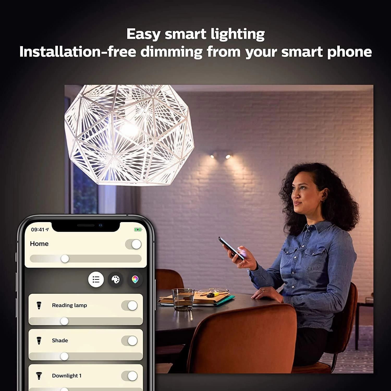 Philips Hue NEW White Smart Light Bulb 60W - 806 Lumen 2 Pack [E27 Edison Screw] With Bluetooth. Works with Alexa, Google Assistant, Apple Homekit