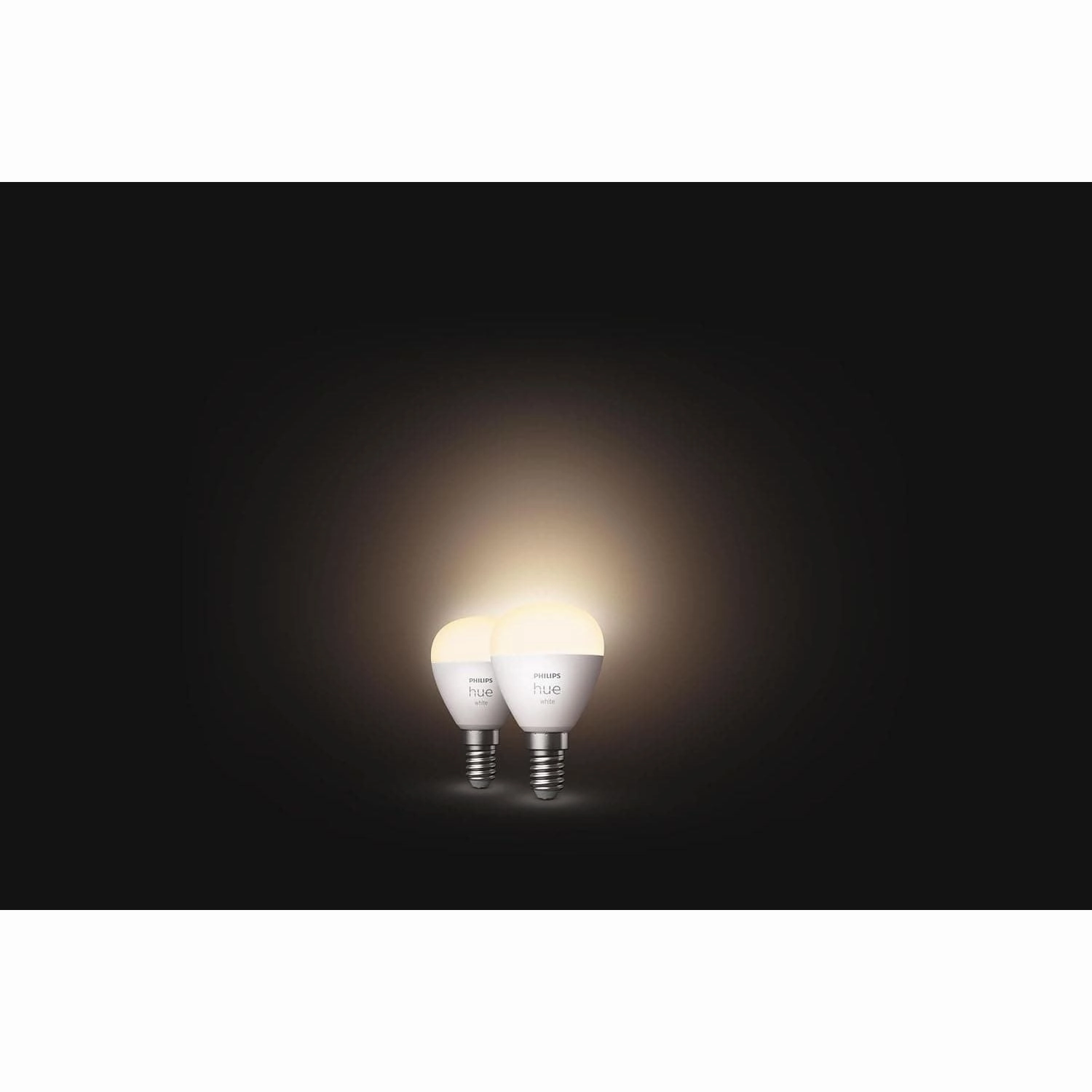 Philips Hue NEW White Smart Light Bulb Lustre 2 Pack [E14 Small Edison Screw] With Bluetooth. Works with Alexa, Google Assistant and Apple Homekit