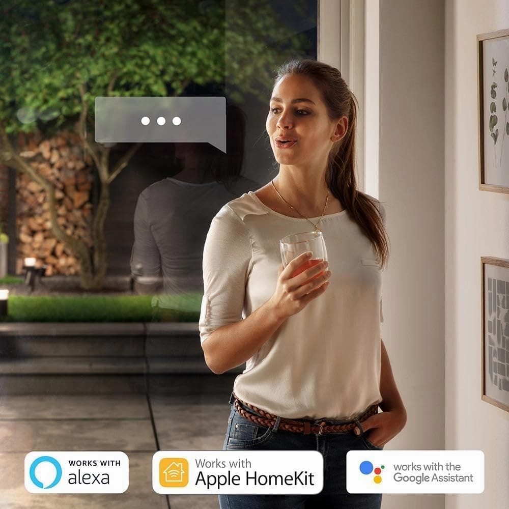 Philips Hue Nyro White and Colour Ambiance LED Smart Outdoor Wall Light for Garden, Patio. [Black] Compatible with Alexa, Google Assistant and Apple HomeKit