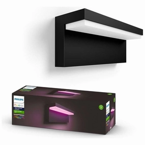 Philips Hue Nyro White and Colour Ambiance LED Smart Outdoor Wall Light for Garden, Patio. [Black] Compatible with Alexa, Google Assistant and Apple HomeKit xbox console, buy xbox series x, xbox accessories online