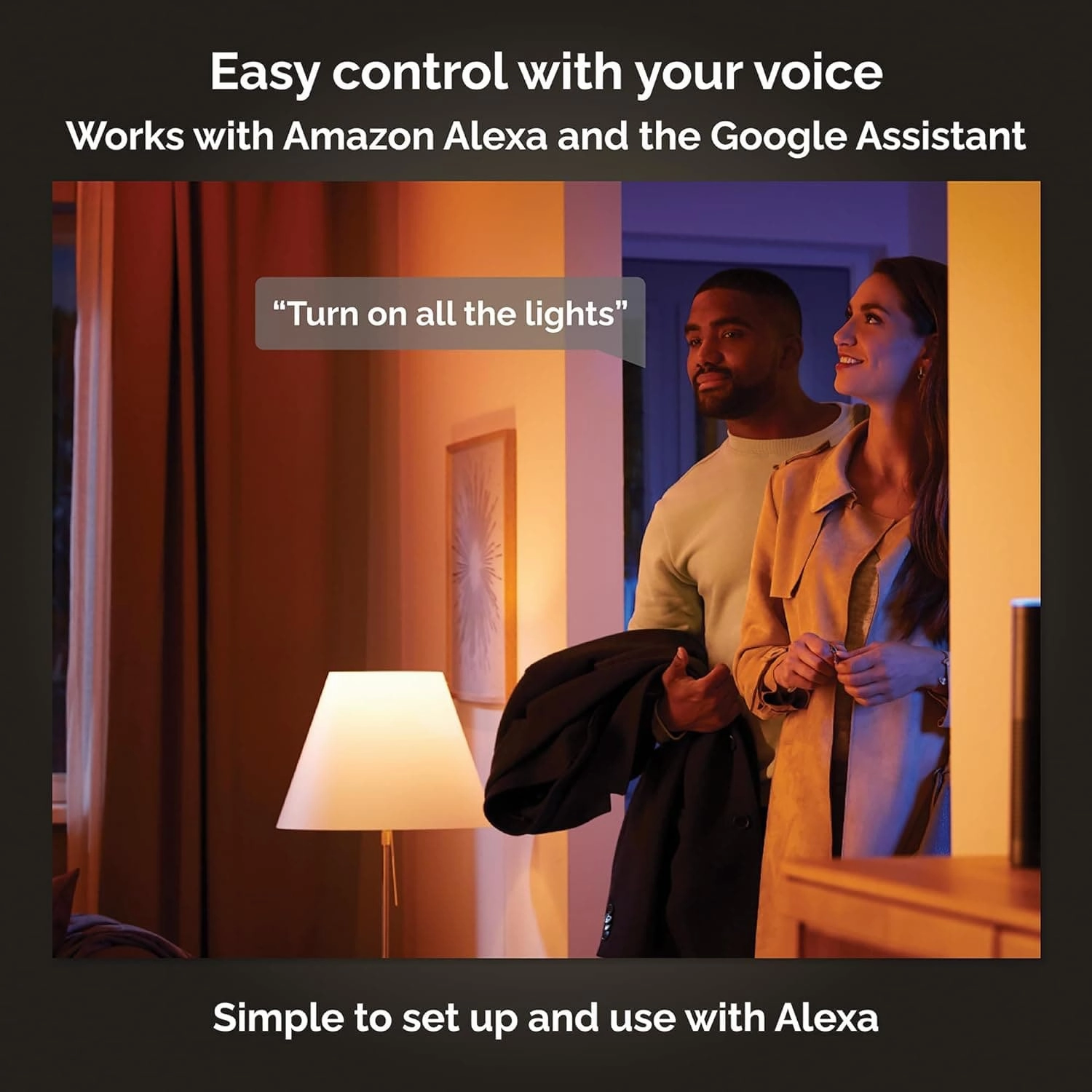 Philips Hue Struana White Ambiance Smart Led Bathroom Ceiling Light [White] Including Dimmer Switch with Bluetooth, Works with Alexa, Google Assistant and Apple Homekit