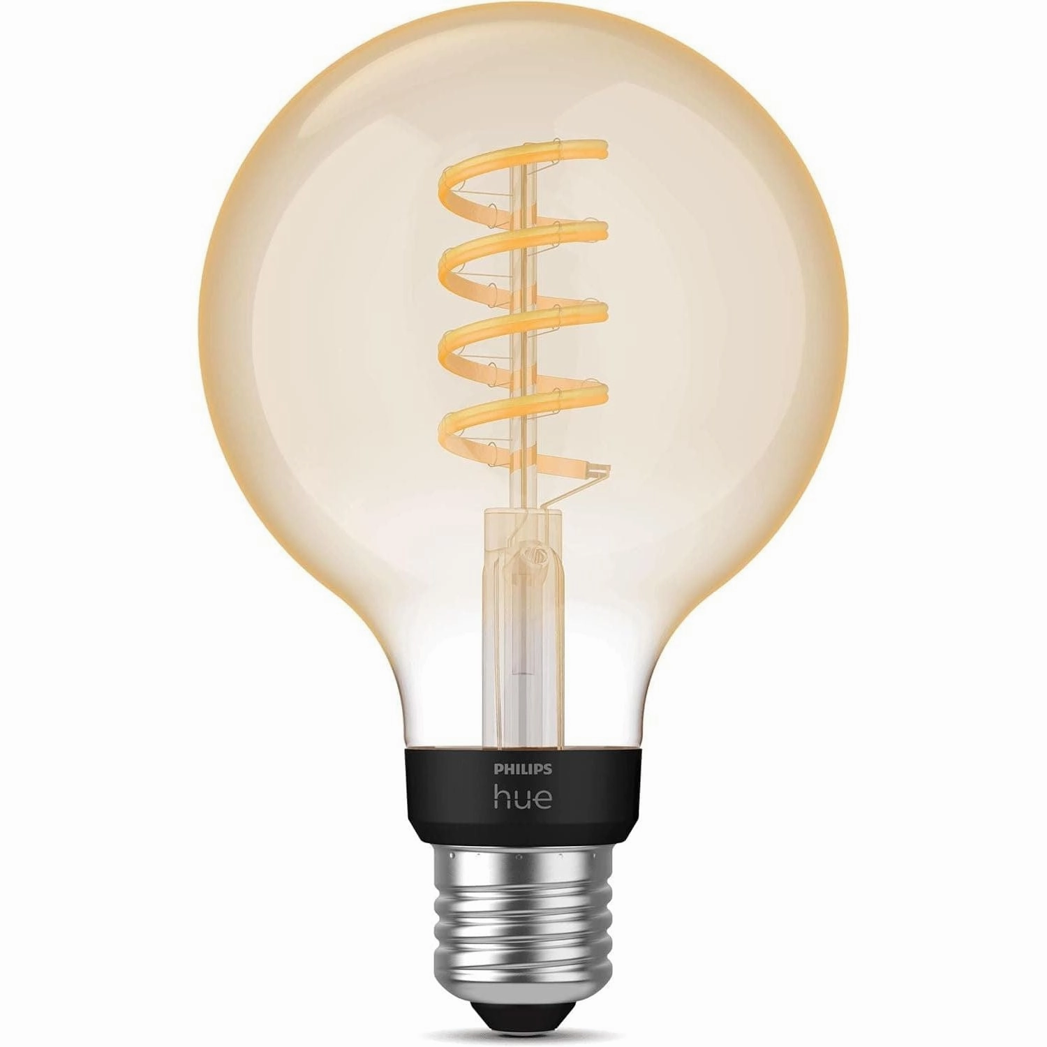 Philips Hue White Ambiance Filament Single Smart LED Globe [E27 Edison Screw] - 550 Lumens. Works with Alexa, Google Assistant and Apple Homekit