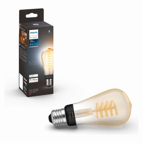 Philips Hue White Ambiance Filament ST64 Smart Light Bulb [E27 Edison Screw] With Bluetooth. Works with Alexa, Google Assistant and Apple Homekit xbox console, buy xbox series x, xbox accessories online