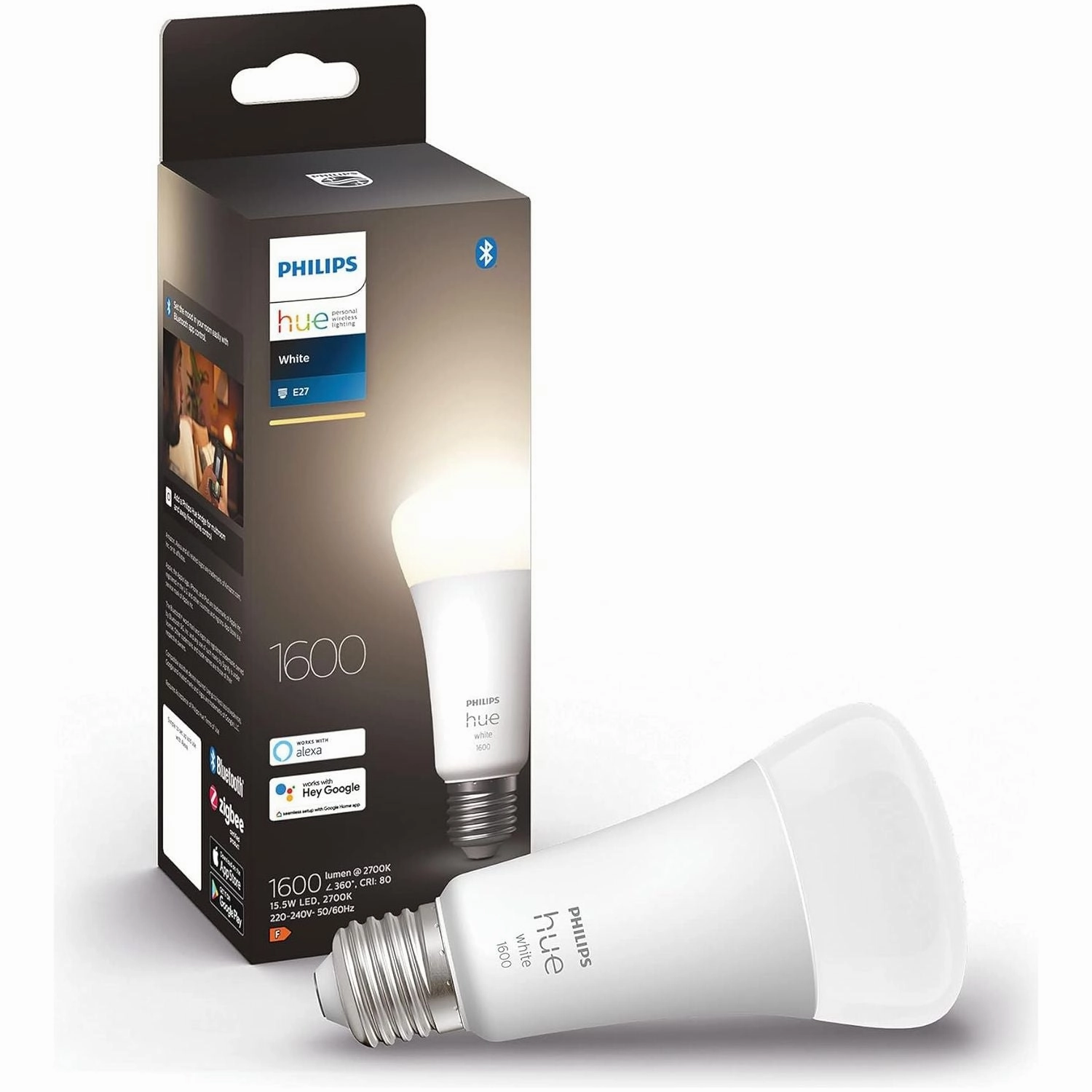 Philips Hue White Ambiance Smart LED Bulb B22 Bayonet - 1600 Lumens (100W), Works with Alexa, Google Assistant & HomeKit phone accessories, mobile phone cases, best charging cable