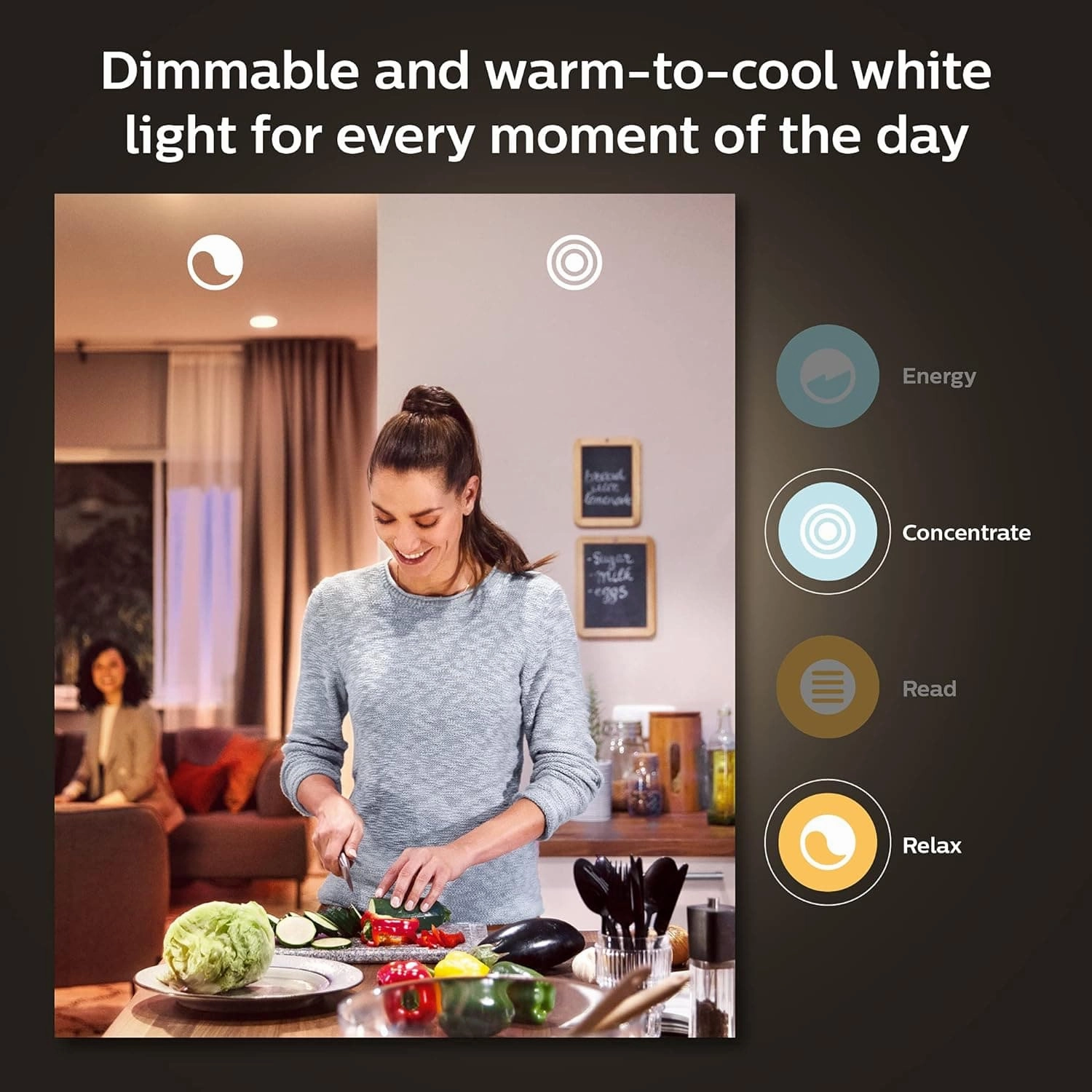 Philips Hue White Ambiance Smart Light Bulb  E14 Small Edison Screw, Bluetooth, Works with Alexa, Google Assistant & Apple HomeKit