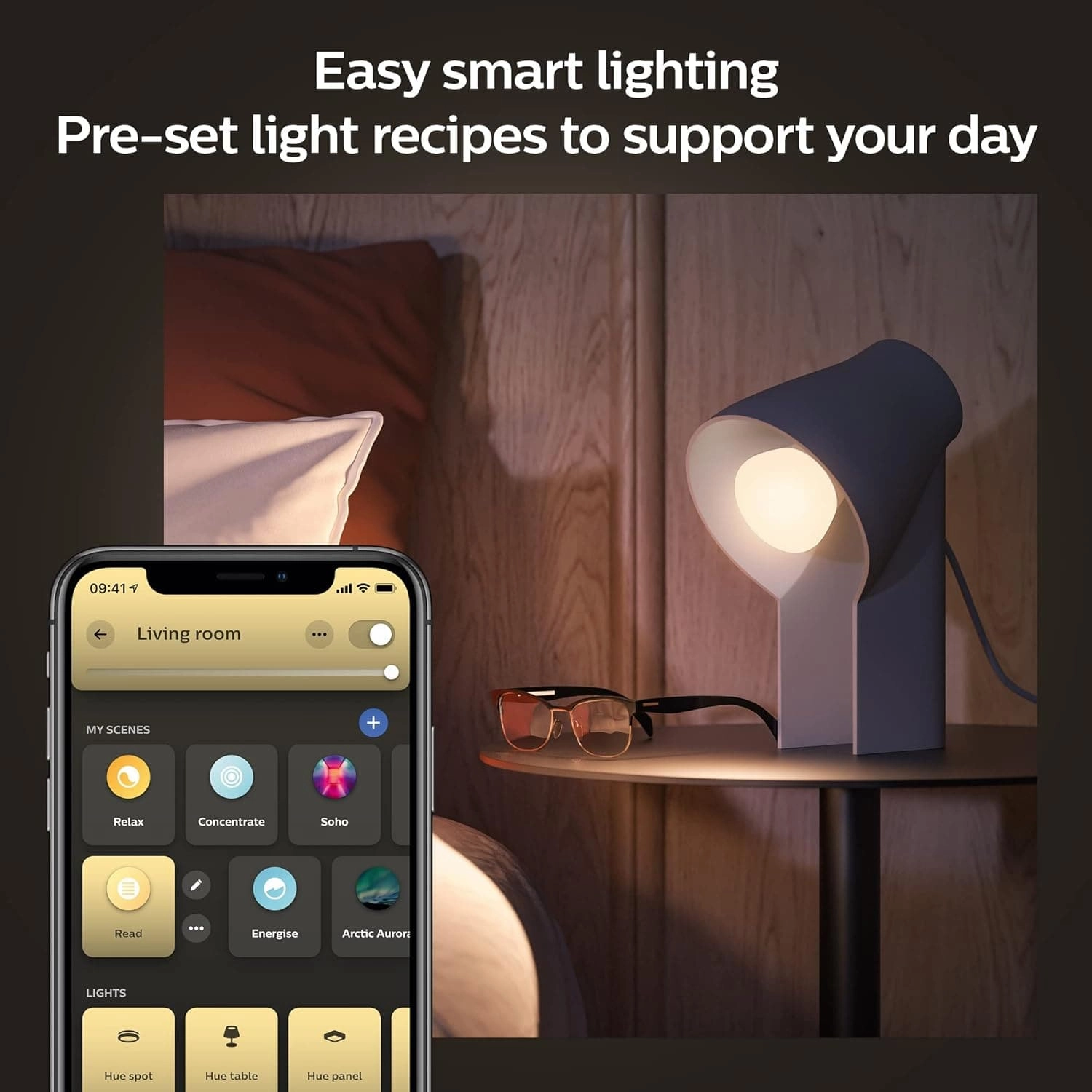 Philips Hue White Ambiance Smart Light Bulb  E14 Small Edison Screw, Bluetooth, Works with Alexa, Google Assistant & Apple HomeKit