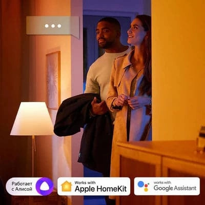 Philips Hue White and color ambiance 2 x B22 smart bulb  806 lm