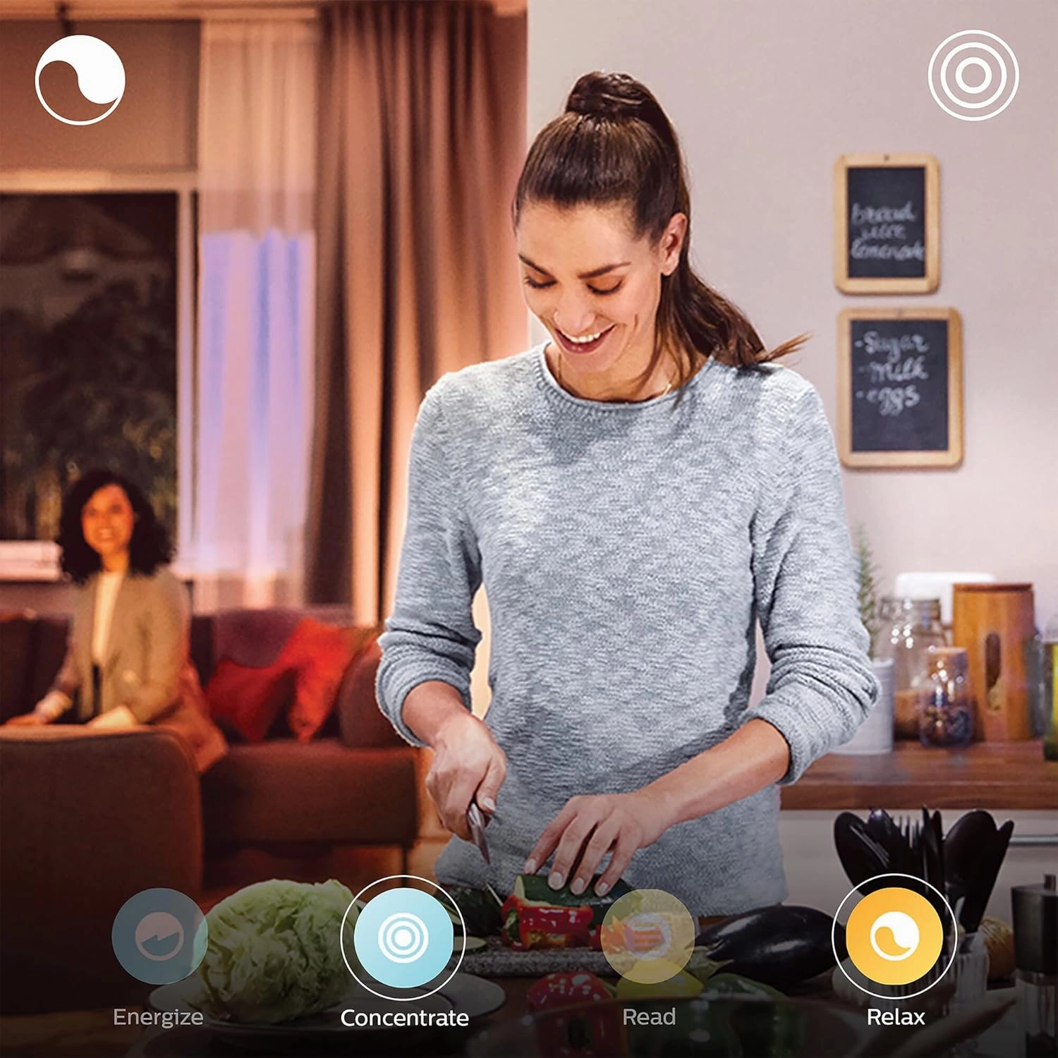 Philips Hue White and Colour Ambiance E27 Smart Bulb - 3 Pack