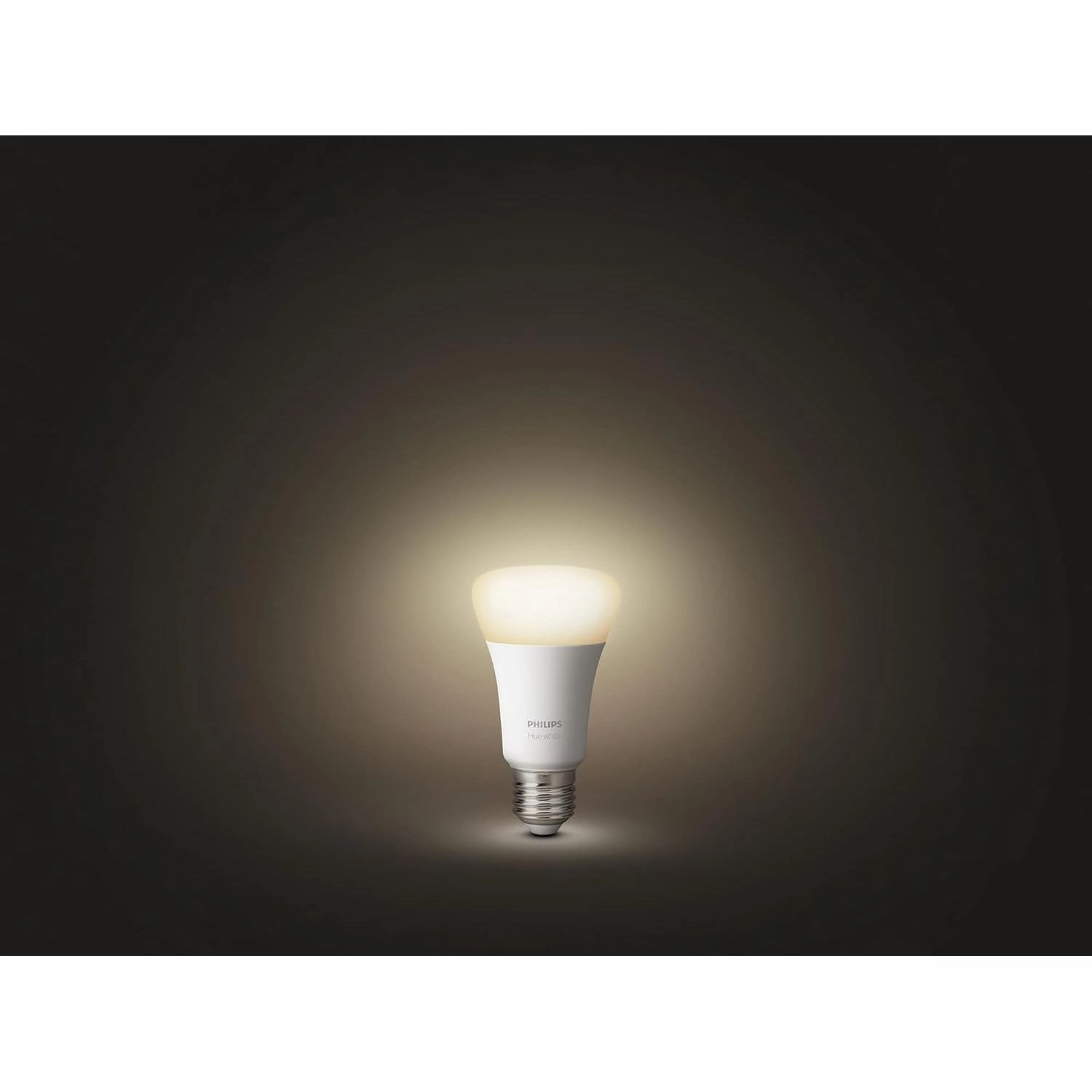 Philips Hue White LED Smart Light Bulb  E27 Edison Screw, 60W Equivalent, Bluetooth, Works with Alexa, Google Assistant & Apple HomeKit, 1 Pack [Energy Class F]