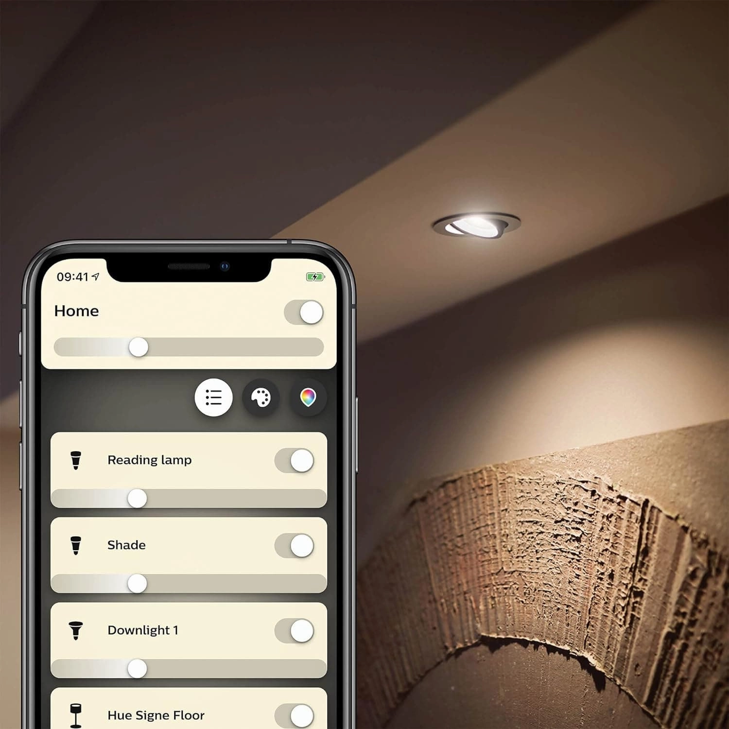 Philips Hue White Smart LED Light Bulb 2-Pack  GU10 Spot, Bluetooth, Works with Alexa, Google Assistant, Apple HomeKit, Indoor Lighting
