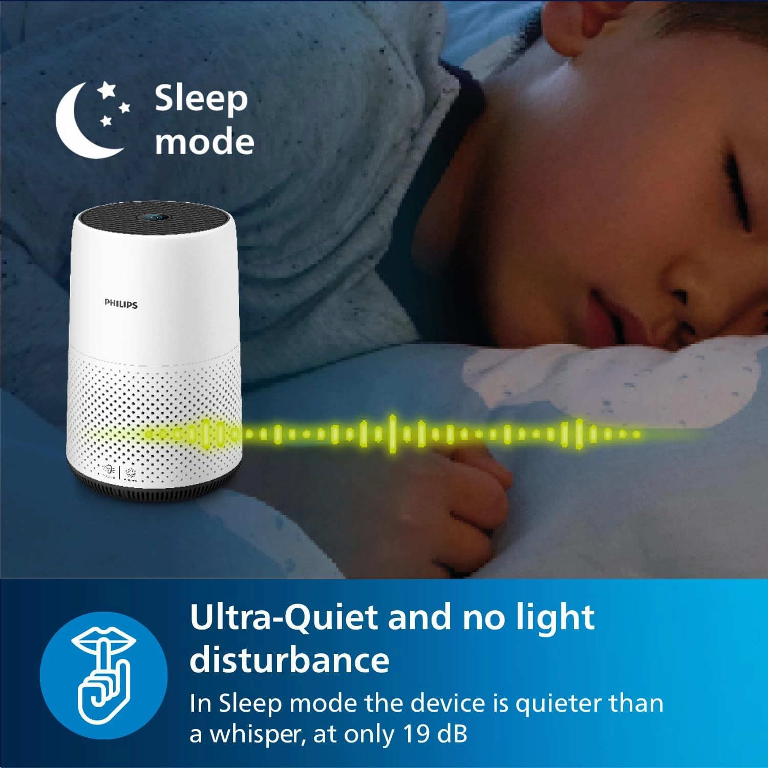 Philips Series 800 AC0820/30 Compact Air Purifier